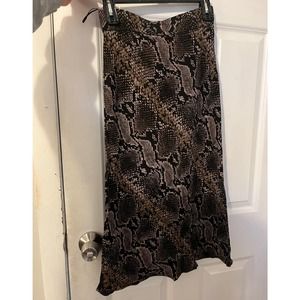 Zara snake skirt-XS